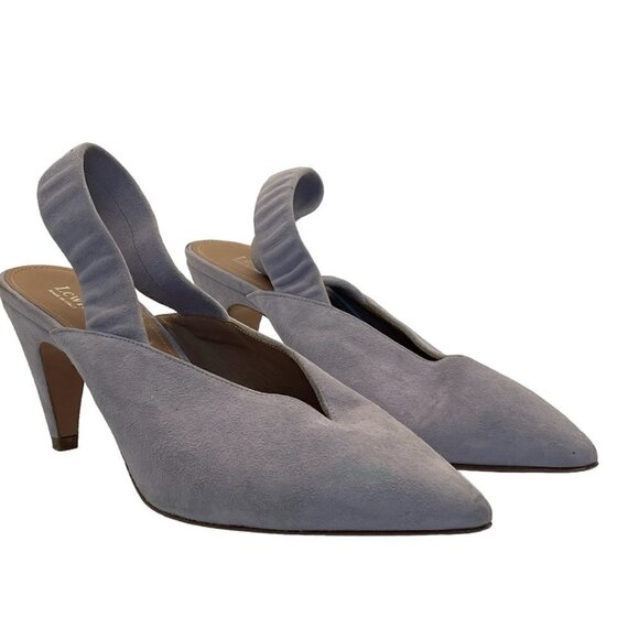 Lewit Shoes - Lewit Marta Lilac Suede Heels – Size 8.5 / EU 38.5 – Made in Italy‎